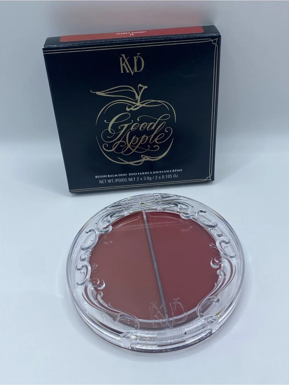 KVD Beauty Good‎ Apple Blush Balm Duo 10 Secret Thicket (Hallowed/Hidden Apple)